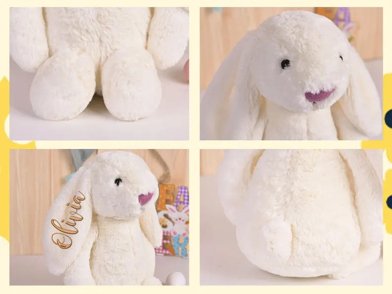 Custom Embroidered Rabbit Plush Toy