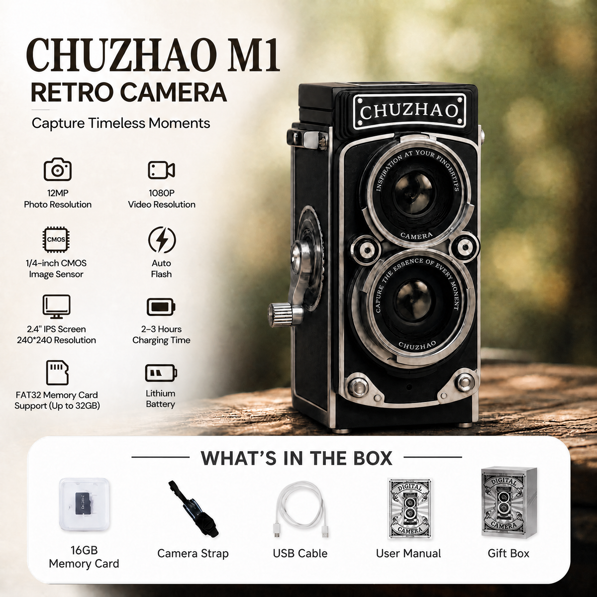 CHUZHAO Retro Digital Camera