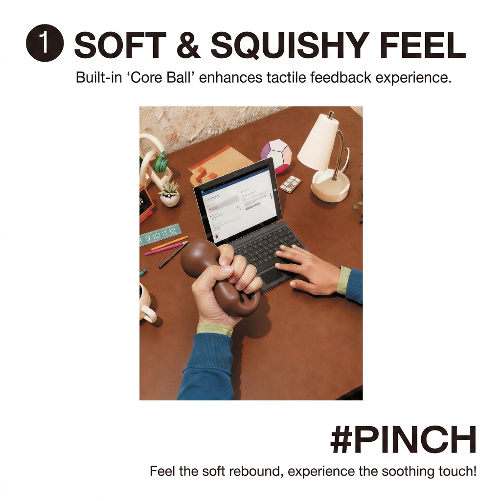 Squishy Cube Toy  Squeeze To Relax