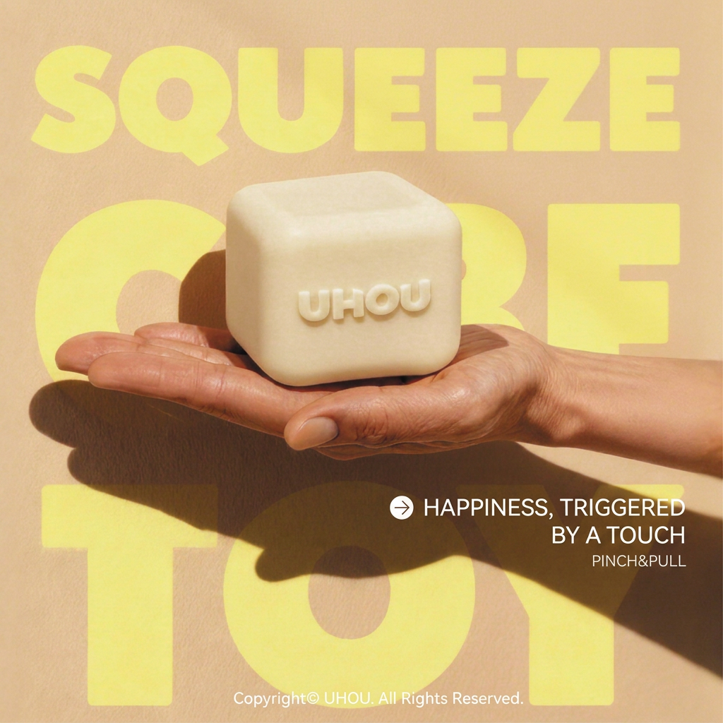 Squishy Cube Toy  Squeeze To Relax