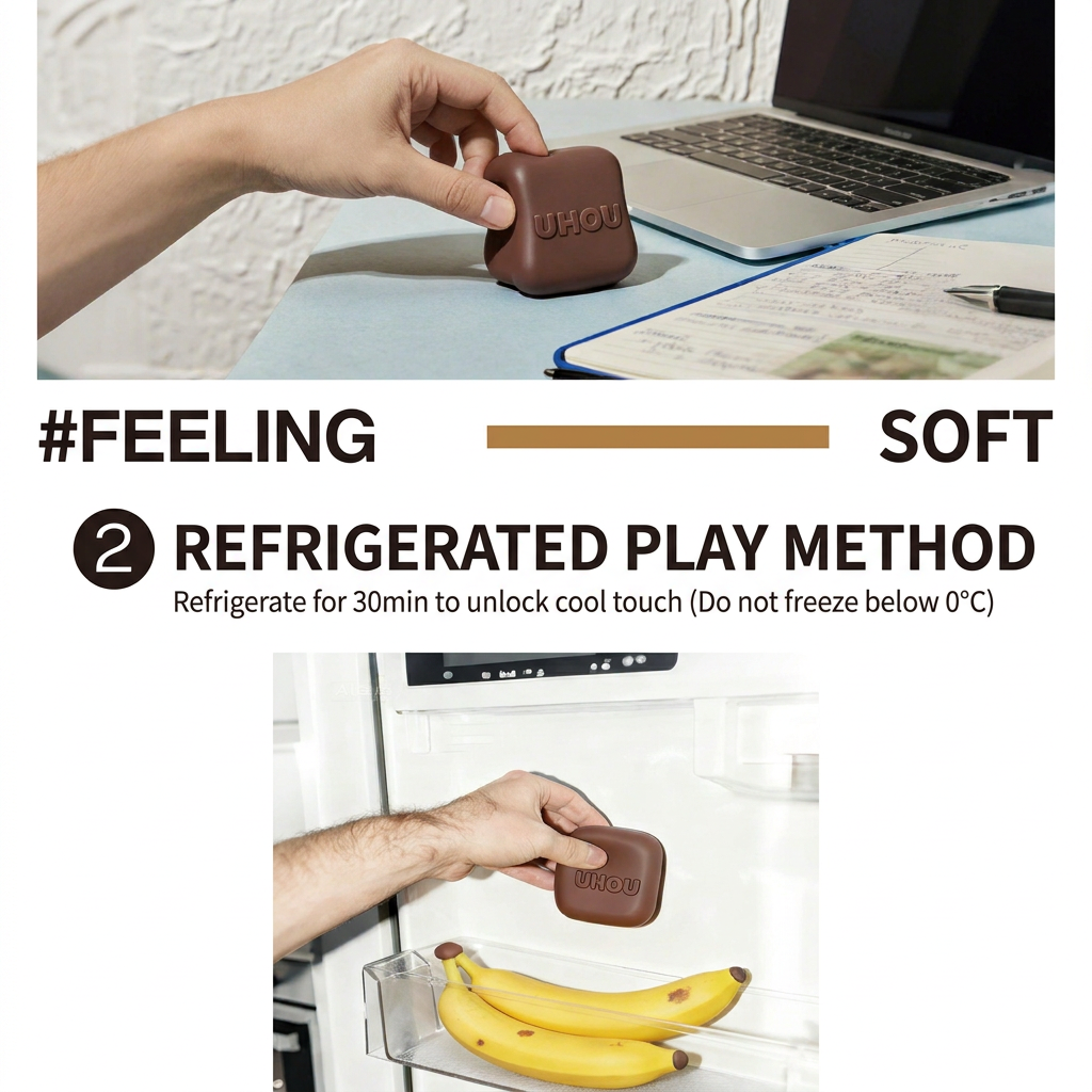 Squishy Cube Toy  Squeeze To Relax