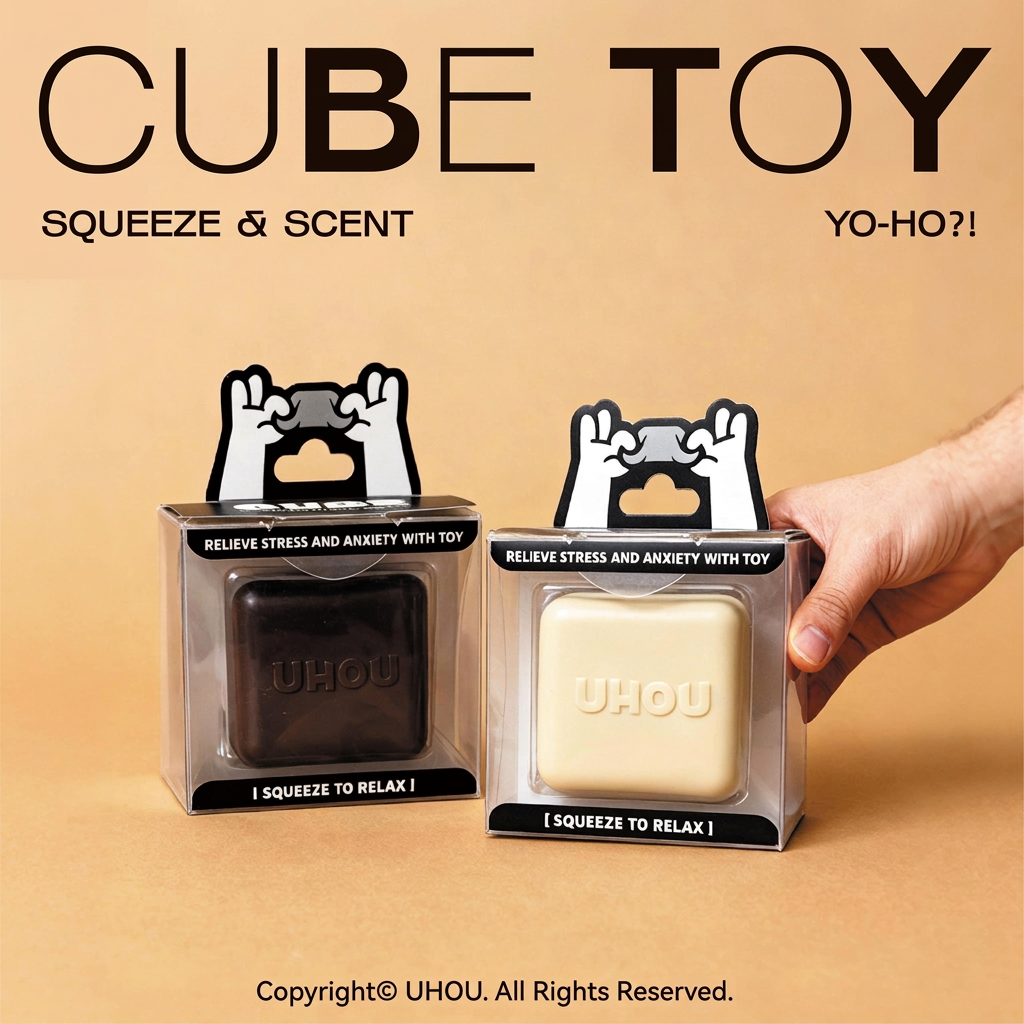 Squishy Cube Toy  Squeeze To Relax